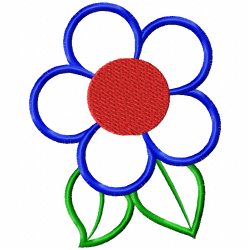 Flowers And Tree Embroidery Design 2